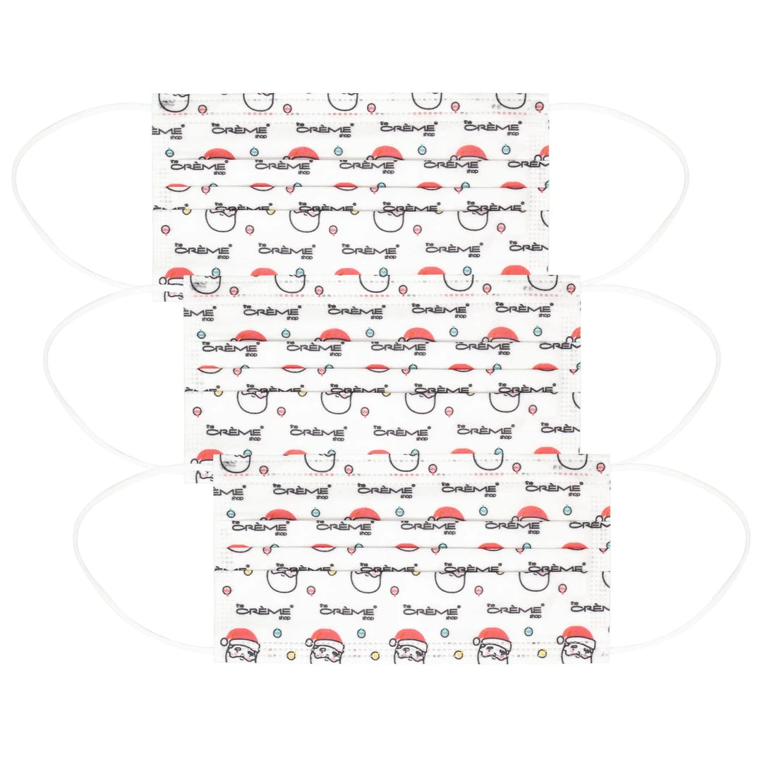 The Crème Shop 3-Ply Protective Face Mask - Ho Ho Ho (Disposable) The Crème Shop 3-Ply Protective Face Mask - Ho Ho Ho (Disposable)