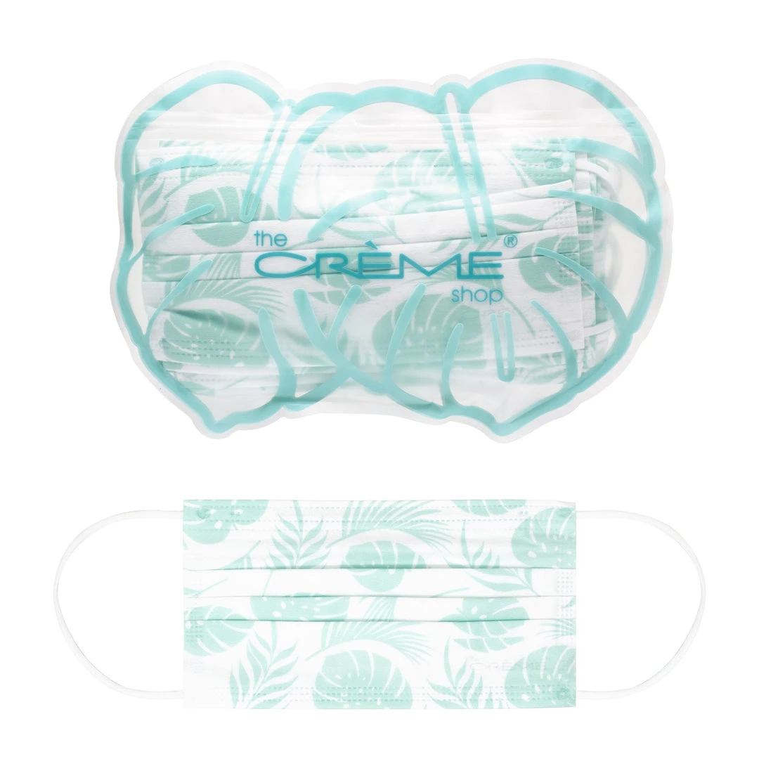 The Crème Shop 3-Ply Protective Face Mask - Leaf Me Alone (Disposable) The Crème Shop 3-Ply Protective Face Mask - Leaf Me Alone (Disposable)