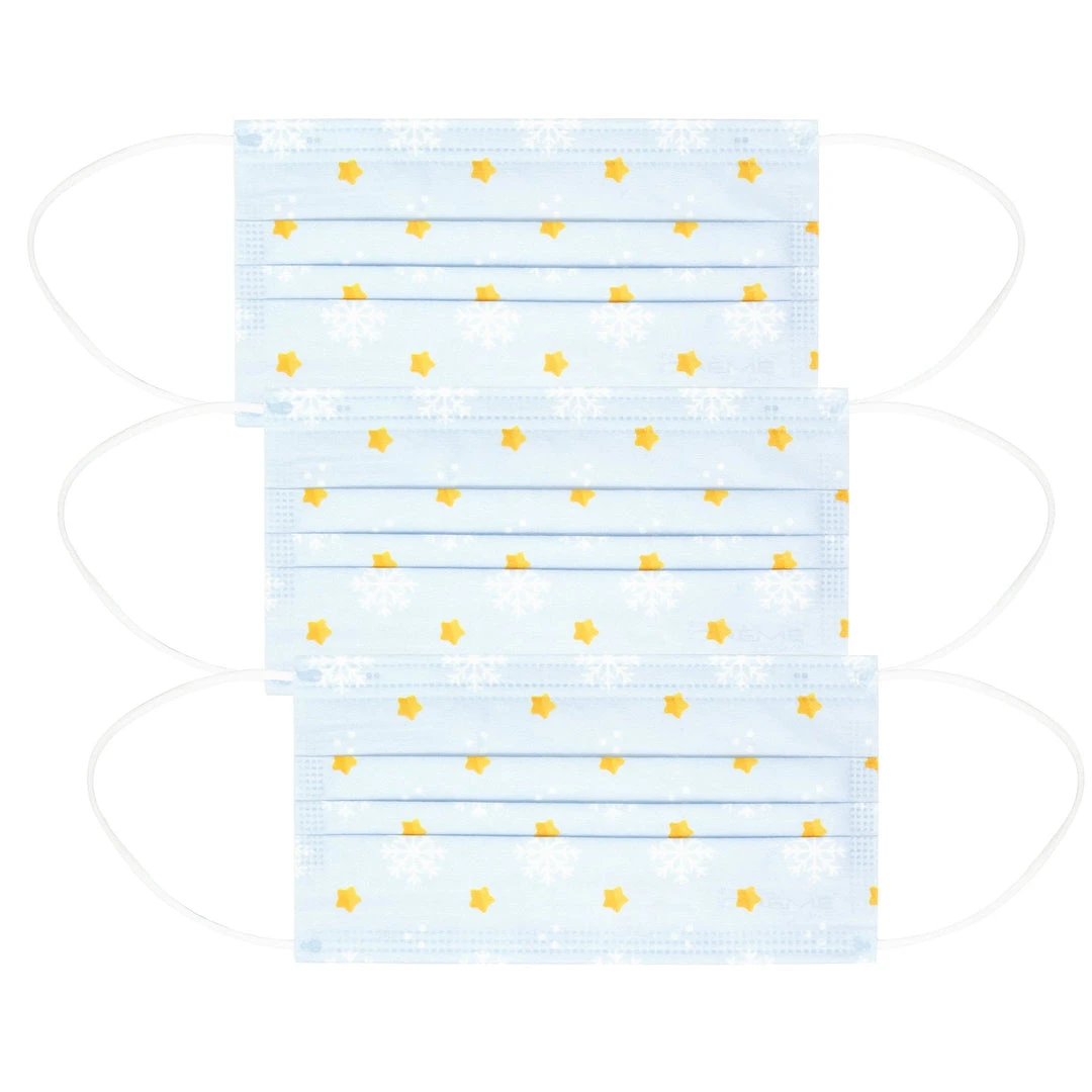 The Crème Shop 3-Ply Protective Face Mask - Snowfall (Disposable) The Crème Shop 3-Ply Protective Face Mask - Snowfall (Disposable)