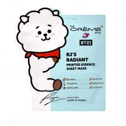 The Crème Shop X BT21 RJ’S RADIANT Printed Essence Sheet Mask - Infused With Retinol, Vitamin C, Squalane 2 The Crème Shop X BT21 RJ’S RADIANT Printed Essence Sheet Mask - Infused With Retinol, Vitamin C, Squalane