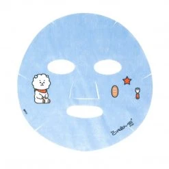 The Crème Shop X BT21 RJ’S RADIANT Printed Essence Sheet Mask - Infused With Retinol, Vitamin C, Squalane