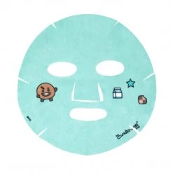 The Crème Shop X BT21 New Arrivals SHOOKY’S SHINING Printed Essence Sheet Mask - Infused With Hyaluronic Acid, Triple Peptide, Manuka Honey