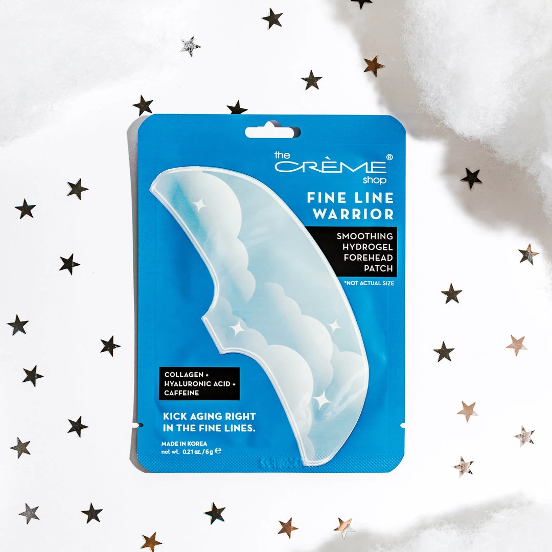 The Crème Shop Fine Line Warrior - Smoothing Hydrogel Forehead Patch - Kick Aging Right In The Fine Lines The Crème Shop Fine Line Warrior - Smoothing Hydrogel Forehead Patch - Kick Aging Right In The Fine Lines