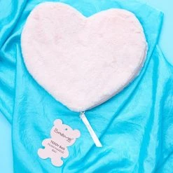 The Crème Shop Teddy Bag Plush Makeup Pouch - Sweetheart