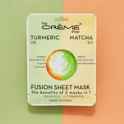 The Crème Shop Turmeric & Matcha Fusion Sheet Mask New Arrivals