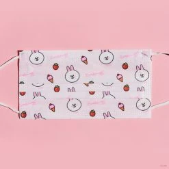 The Crème Shop X LINE FRIENDS LINE Friends Assorted 3-Ply Disposable Face Masks (Set Of 16) + 2 Reusable Pouches