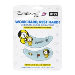 The Crème Shop X BT21 New Arrivals “Work Hard, Rest Hard!” CHIMMY Hydrogel Under Eye Patches | Rejuvenating, Calming, & Soothing