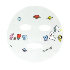 The Crème Shop X BT21 New Arrivals UNIVERSTAR’S WORLD Printed Essence Sheet Mask - Infused With Hyaluronic Acid, Collagen, AHA