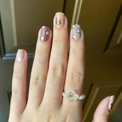 The Crème Shop X BT21 The Crème Shop | BT21: SHOOKY Cocoa Cutie Gel Nail Strips (Set Of 35) New Arrivals