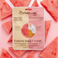 The Crème Shop Watermelon & Kombucha Fusion Sheet Mask