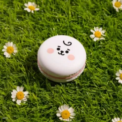 The Crème Shop X BT21 BABY RJ Macaron Lip Balm - Honeydew (Coral Tinted)