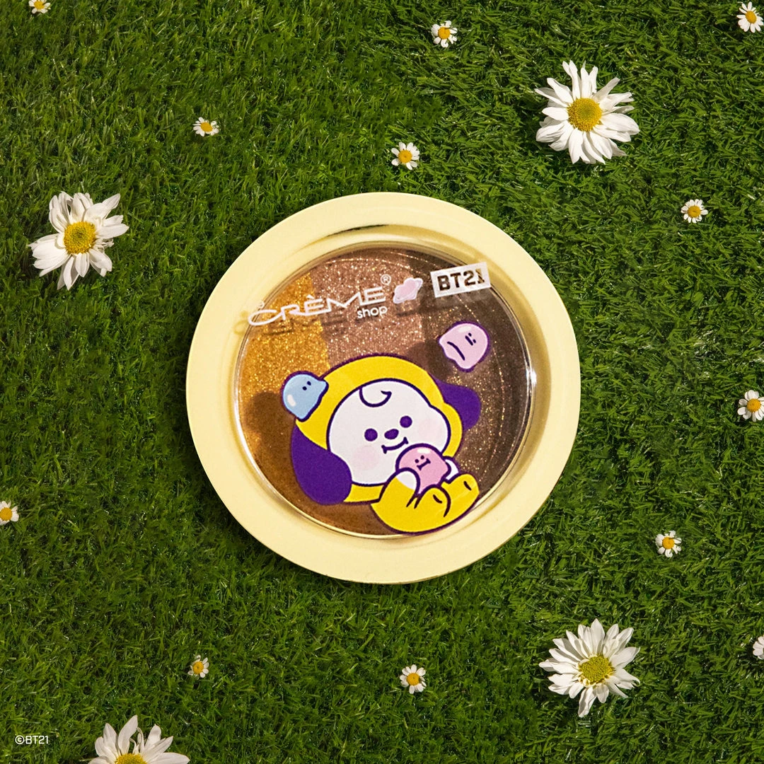 The Crème Shop X BT21 BABY CHIMMY Ultra-Pigmented Eyeshadow Trio - Banana Taffy New Arrivals 1 The Crème Shop X BT21 BABY CHIMMY Ultra-Pigmented Eyeshadow Trio - Banana Taffy New Arrivals