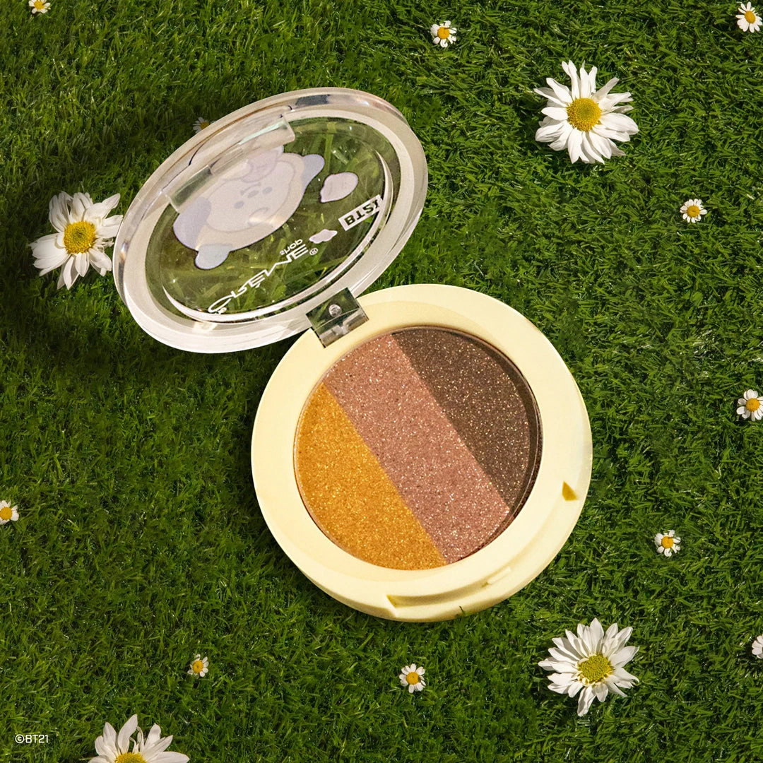 The Crème Shop X BT21 BABY CHIMMY Ultra-Pigmented Eyeshadow Trio - Banana Taffy New Arrivals 2 The Crème Shop X BT21 BABY CHIMMY Ultra-Pigmented Eyeshadow Trio - Banana Taffy New Arrivals