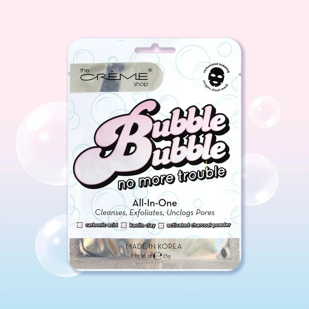 The Crème Shop Bubble Bubble No More Trouble 3-In-1 Sheet Mask The Crème Shop Bubble Bubble No More Trouble 3-In-1 Sheet Mask