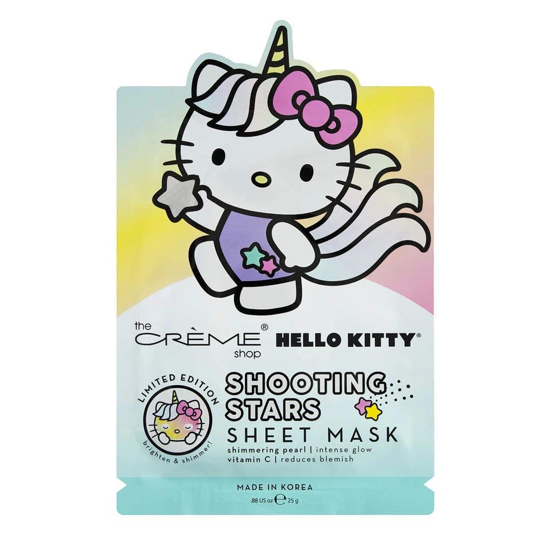 The Crème Shop X Sanrio Hello Kitty Unicorn Shooting Stars Sheet Mask Collabs The Crème Shop X Sanrio Hello Kitty Unicorn Shooting Stars Sheet Mask Collabs