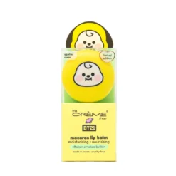 The Crème Shop X BT21 BABY CHIMMY Macaron Lip Balm - Banana Milk (Clear)