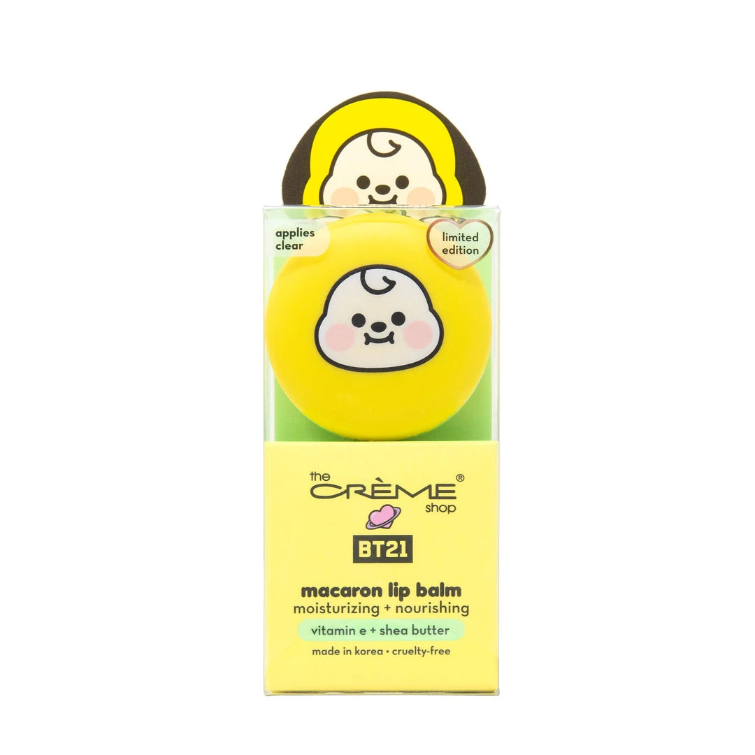 The Crème Shop X BT21 BABY CHIMMY Macaron Lip Balm - Banana Milk (Clear) 2 The Crème Shop X BT21 BABY CHIMMY Macaron Lip Balm - Banana Milk (Clear)