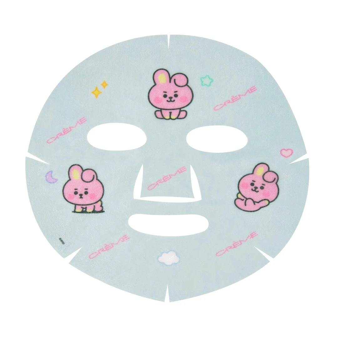 The Crème Shop X BT21 BABY New Arrivals FLAWLESS Like Baby COOKY Printed Essence Sheet Mask (Squalane, Xylitol, Peach Ceramides) The Crème Shop X BT21 BABY New Arrivals FLAWLESS Like Baby COOKY Printed Essence Sheet Mask (Squalane, Xylitol, Peach Ceramides)