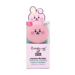 The Crème Shop X BT21 BABY New Arrivals COOKY Macaron Lip Balm - White Peach (Pink Tinted)