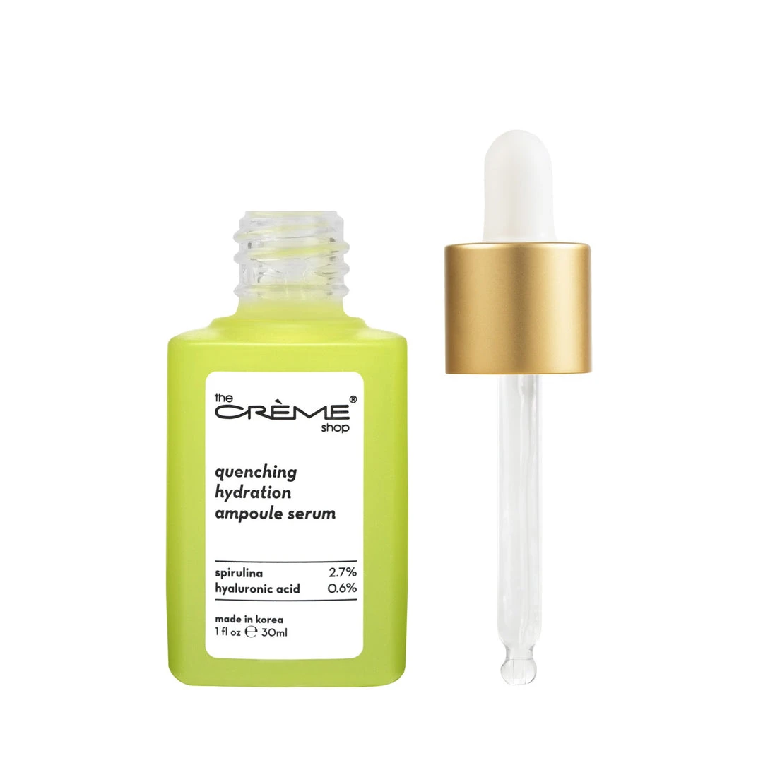 The Crème Shop Quenching Hydration Ampoule Serum - Crèmecoction Spirulina + Hyaluronic Acid Skincare The Crème Shop Quenching Hydration Ampoule Serum - Crèmecoction Spirulina + Hyaluronic Acid Skincare