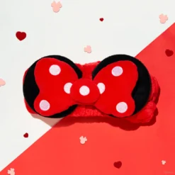 The Crème Shop X Disney New Arrivals The Crème Shop | Disney: 3D Teddy Headyband™ In "Spotted In Red"