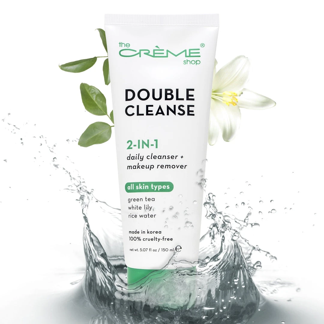 The Crème Shop Best Sellers 2-in-1 Facial Foam Cleanser | Green Tea + White Lily + Rice Water The Crème Shop Best Sellers 2-in-1 Facial Foam Cleanser | Green Tea + White Lily + Rice Water