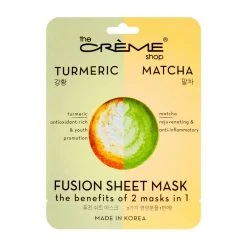 The Crème Shop Turmeric & Matcha Fusion Sheet Mask New Arrivals