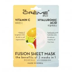 The Crème Shop Vitamin C & Hyaluronic Acid Fusion Sheet Mask
