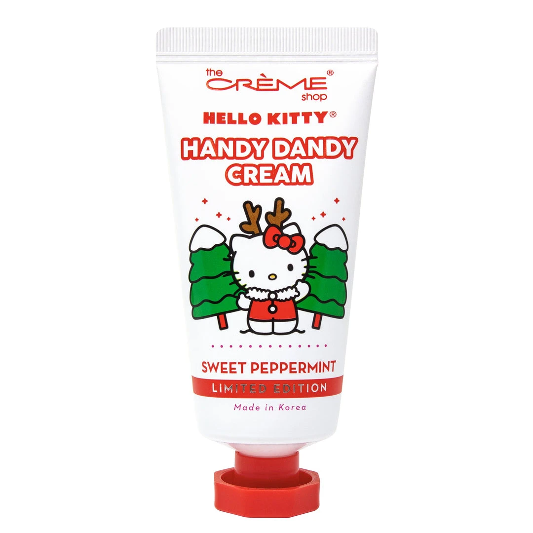 The Crème Shop X Sanrio Hello Kitty Handy Dandy Cream – Holiday Sweet Peppermint The Crème Shop X Sanrio Hello Kitty Handy Dandy Cream – Holiday Sweet Peppermint