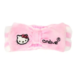 The Crème Shop X Sanrio New Arrivals Hello Kitty Perfect Pink Plush Spa Headyband™ | Cruelty-Free & Vegan