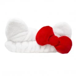 The Crème Shop X Sanrio New Arrivals Plush Spa Headband With Hello Kitty's Signature Bow | Cruelty-Free & Vegan