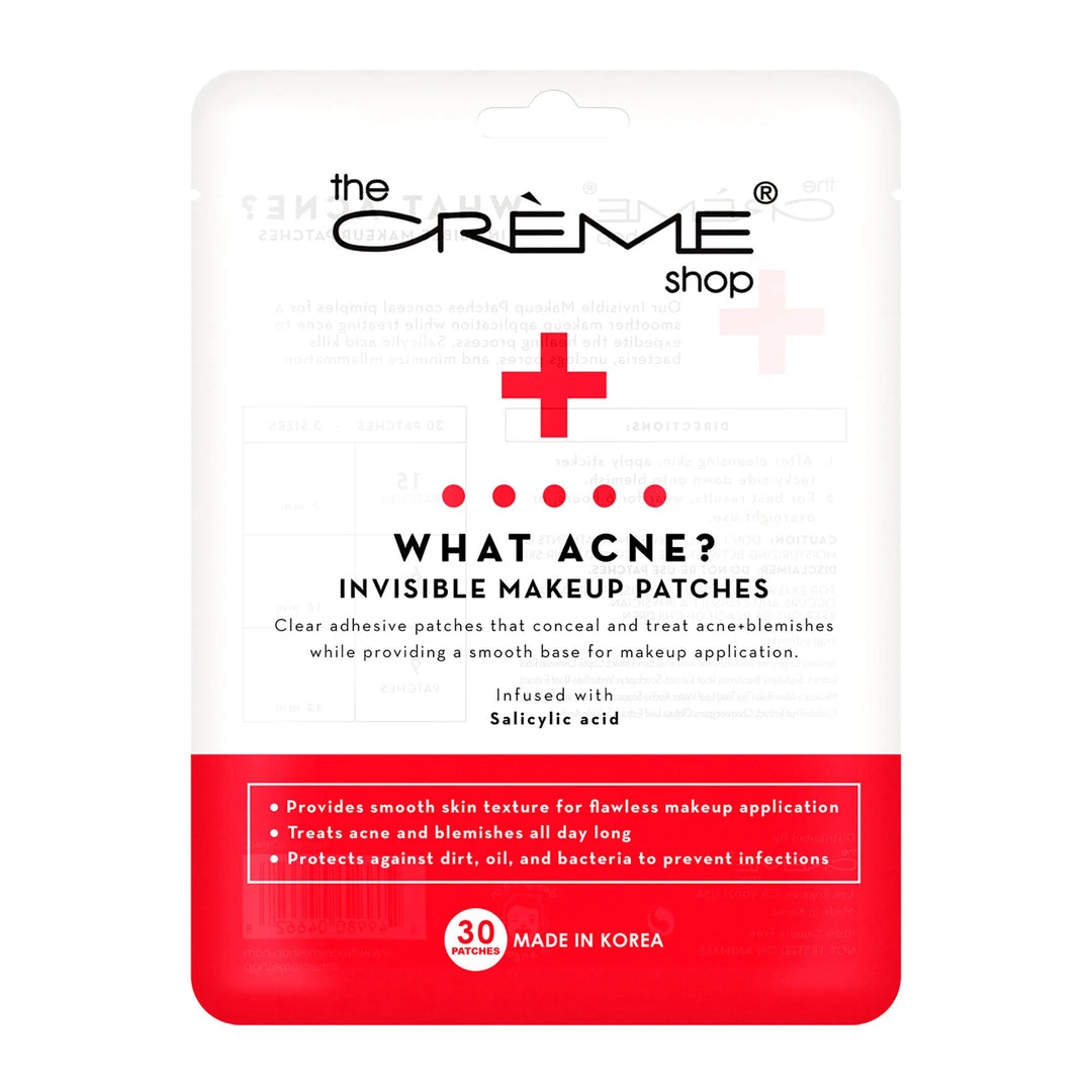 The Crème Shop Skincare What Acne? - Invisible Makeup Patches The Crème Shop Skincare What Acne? - Invisible Makeup Patches