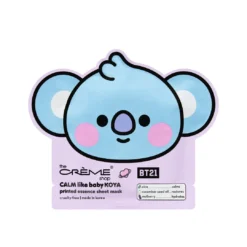 The Crème Shop X BT21 BABY New Arrivals CALM Like Baby KOYA Printed Essence Sheet Mask (Cica, Cucumber Seed Oil, Mulberry) 5 The Crème Shop X BT21 BABY New Arrivals CALM Like Baby KOYA Printed Essence Sheet Mask (Cica, Cucumber Seed Oil, Mulberry)