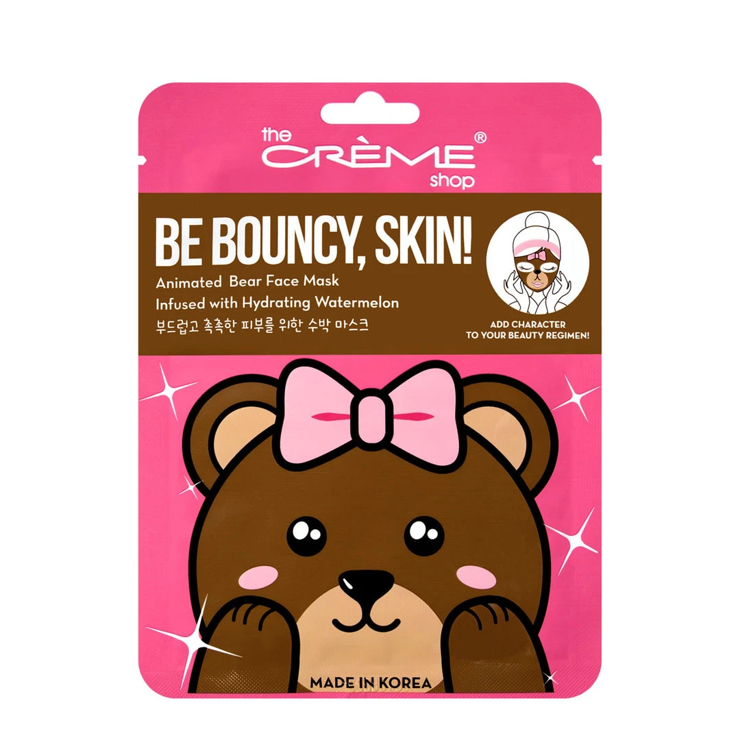 The Crème Shop Be Bouncy, Skin! Animated Bear Face Mask - Hydrating Watermelon The Crème Shop Be Bouncy, Skin! Animated Bear Face Mask - Hydrating Watermelon