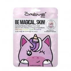 The Crème Shop Be Magical, Skin! Animated Rainbow Unicorn Face Mask - Rainbow Of Magical Ingredients New Arrivals