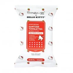 The Crème Shop X Sanrio Hello Kitty Strawberry Scented Moisturizing Sanitizer Towelettes | 20 Pre-Wet Wipes For Hands & Surfaces New Arrivals