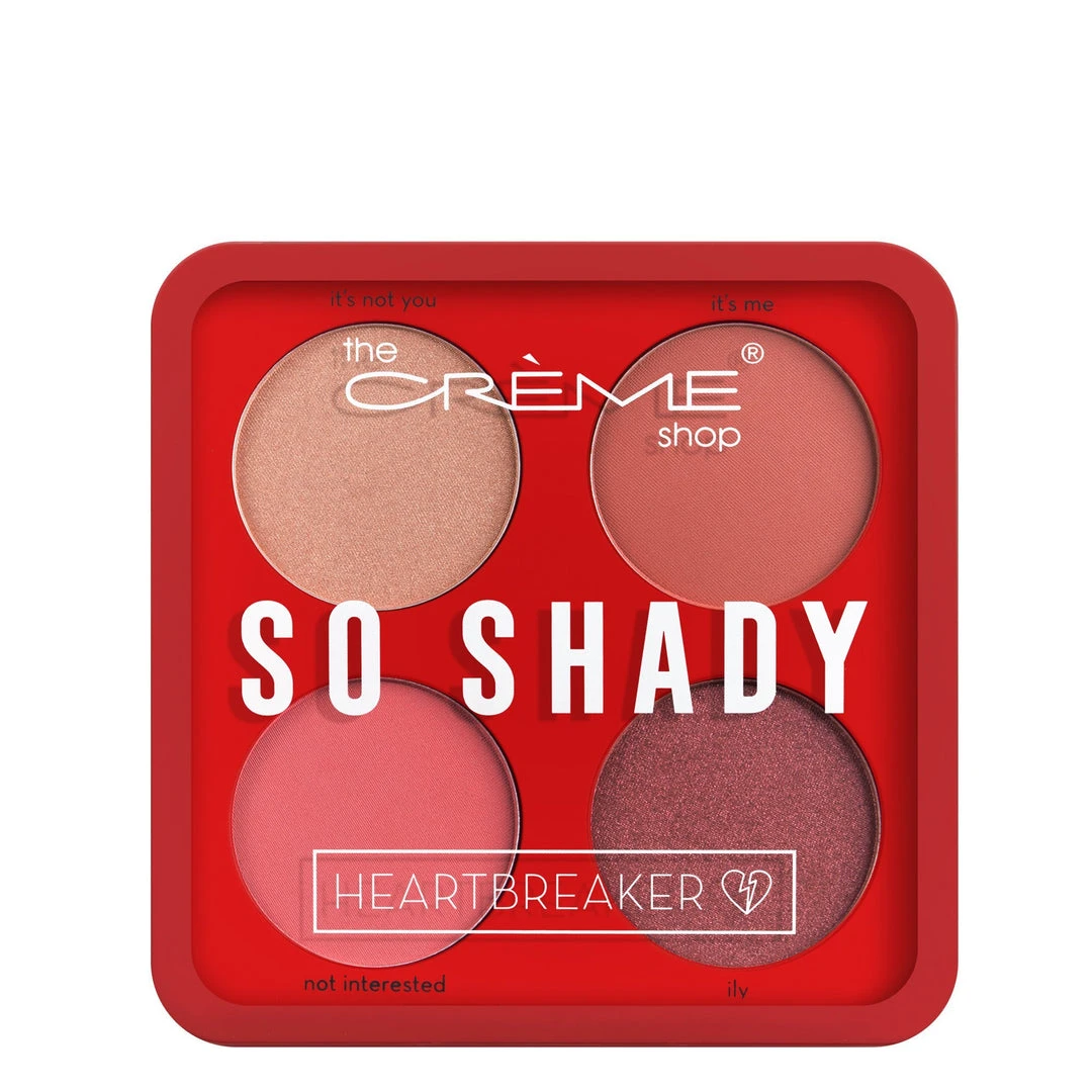 The Crème Shop "So Shady" Eyeshadow Palette Heartbreaker 4 The Crème Shop "So Shady" Eyeshadow Palette Heartbreaker