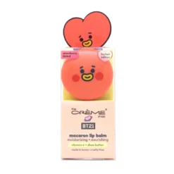 The Crème Shop X BT21 BABY TATA Macaron Lip Balm - Strawberry Milk (Strawberry Tinted) New Arrivals