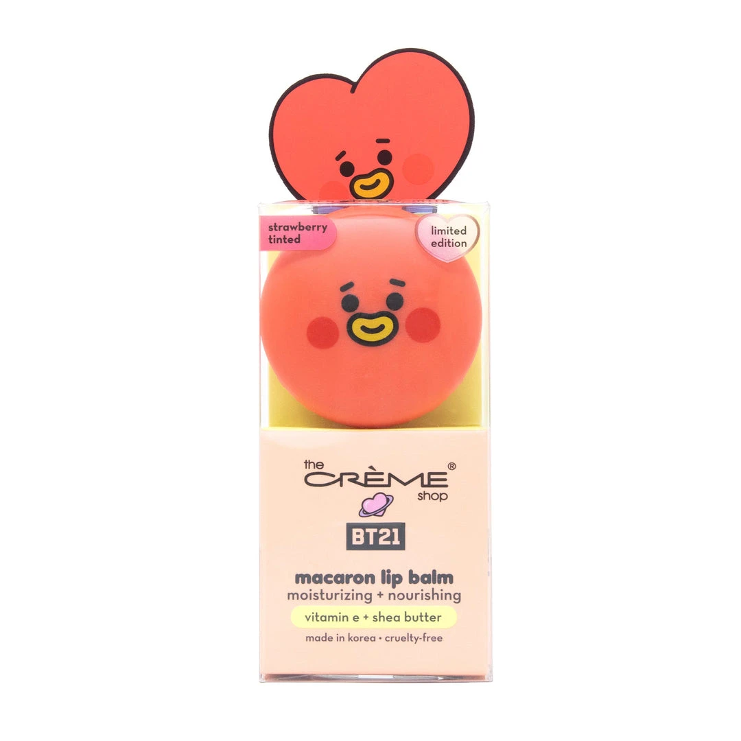 The Crème Shop X BT21 BABY TATA Macaron Lip Balm - Strawberry Milk (Strawberry Tinted) New Arrivals The Crème Shop X BT21 BABY TATA Macaron Lip Balm - Strawberry Milk (Strawberry Tinted) New Arrivals