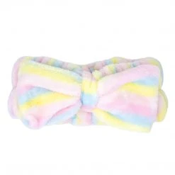 The Crème Shop Pastel Striped Spa Teddy Headyband™ | Cruelty-Free & Vegan